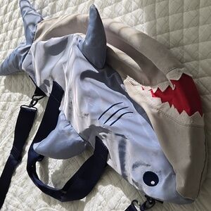 Shark-Shaped 🦈 Bag with Navy Straps 🦈